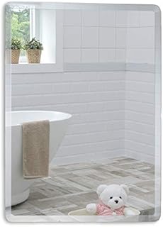Neue Design Mood Rectangular Bathroom Mirror Wall Mounted, Frameless Modern & Stylish Design with Contemporary Bevelled Edges (70cm x 50cm)