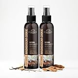 Non-Toxic Odor Eliminator, Natural Vanilla & Cinnamon Air Freshener Spray for Home, Room, Closet & Couch Deodorizer, Long Lasting Bathroom & Toilet Freshener, Safe for Kids & Pets, 2PK - 4 Oz each