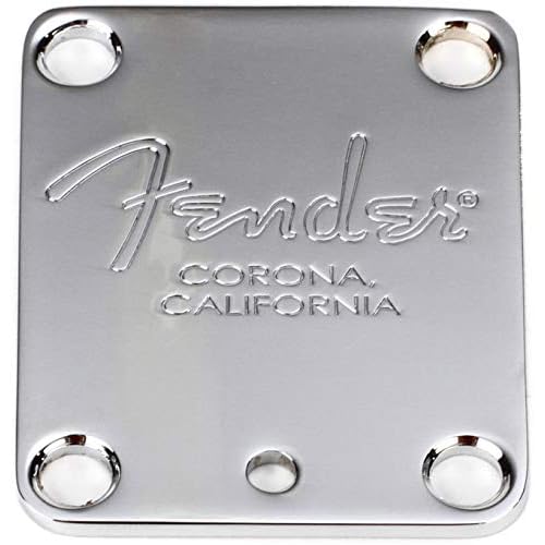 Fender Plaque manche guitare American Series Chrome
