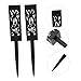 Sosoport 2pcs Ground Solar Light Garden Solar Lights Led Lamps for Outdoor Easy to Install No Tools Needed Decorative