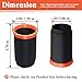 Alsoyixia 2Pcs Dew Shield for Seestar S50, Telescope Len Accessory, Removable, Protect Observation Sessions