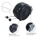 JS HANGER Retractable Clothesline Outdoor Indoor Laundry Line - 99 FT Double Lines Heavy Duty Wall Mounted Washing Line, Portable Clothes Drying Line with 24pcs Free Pegs (Black)
