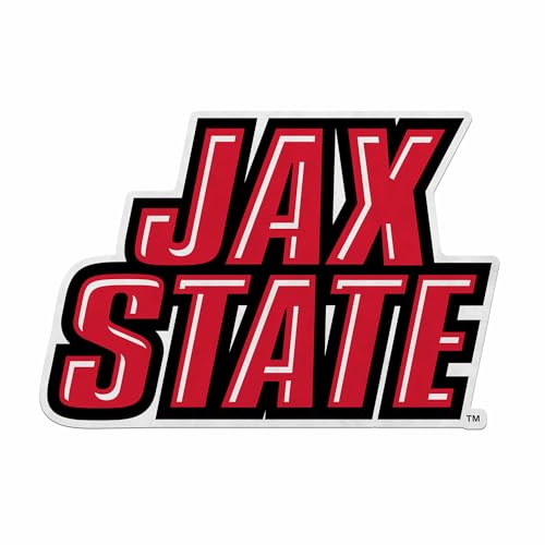 Rico Industries NCAA Jacksonville State Gamecocks Primary Logo Shape Cut Pennant - Home and Living Room Décor - Soft Felt EZ to Hang