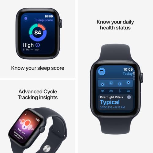Add Apple Watch SE 3 GPS + Cellular 40mm Midnight Aluminium/Navy Blue - Image 4