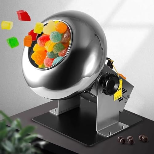 Automatic Candy Coating Machine, Chocolate & Sugar Coating Pan for Nuts, Peanut Coating Equipment, Efficient Tablet Coating Machine for Confectionery Production