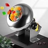 Automatic Candy Coating Machine - Chocolate & Sugar Coating Pan for Nuts, Peanuts, Tablets - 110V Commercial Coating Equipment for Efficient Production