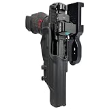 Pro Heavy Duty Competition Holster fits HK VP9 Match (Right-Hand Draw, Black/Black)
