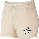 Nike W NSW Short WSH, Pantaloncini Donna, Pale Ivory/Summit White/(Black), XL