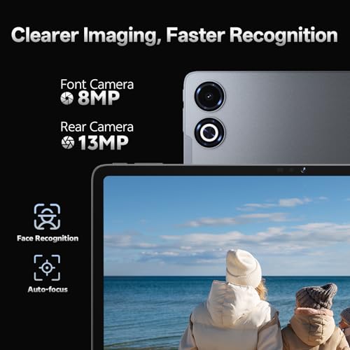 13 Inch Android 16 Tablet, 40GB+128GB+2TB Expand, 1600*2240 90Hz 𝟐𝐊 IPS Display, 11000mAh Battery+ 20W Fast Charging, Octa-Core Processor, Wi-Fi & BT5.0, GPS, Large Screen Tablet with Case