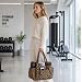 Imagen de Ciqocibi Bolso Tote de Pana con Estampado de Leopardo para Mujer