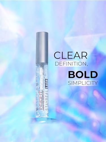 Image of INSIGHT Stay Real Lash Mascara - Transparent | Clear Gel Formula| Natural Look | Sweatproof | For Brows and Eyelashes for Every day Use -10 g (Pack of 3)