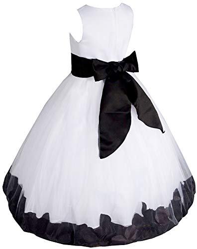 Free Hair Bow Made in USA 2-16 Years Flower Girl Communion Pageant Easter Wedding Dress3