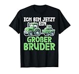 Älterer Bruder in spe Süßer Traktor Neuer Bruder