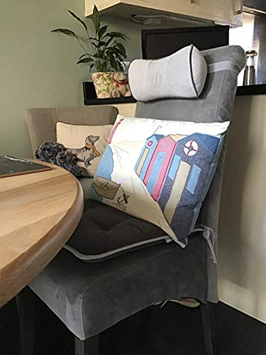 Airplanes Travel Pillow Cushion Firm Chairs Auto Car Curve Neck Headrest Recliners Back Supports with Adjustable Elastic Strap 1 Piece