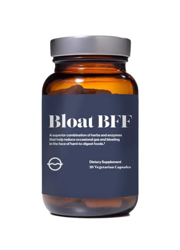 organic olivia Bloat BFF, Digestive Enzyme & Probiotic Capsules with Ginger