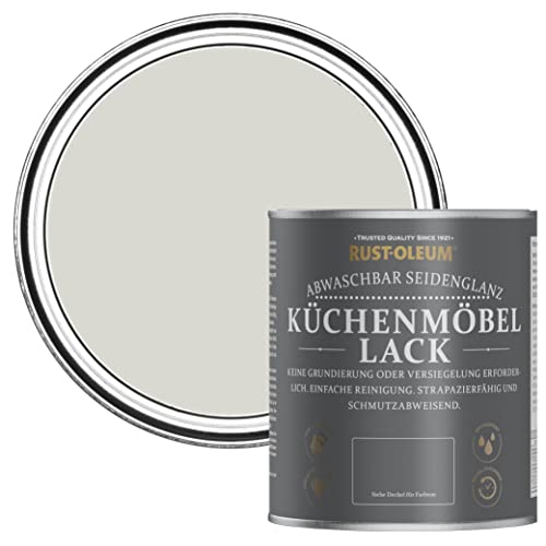 Rust-Oleum abwaschbare Küchenschrankfarbe in grau mit Seidenglanz Finish - Birke 750ML