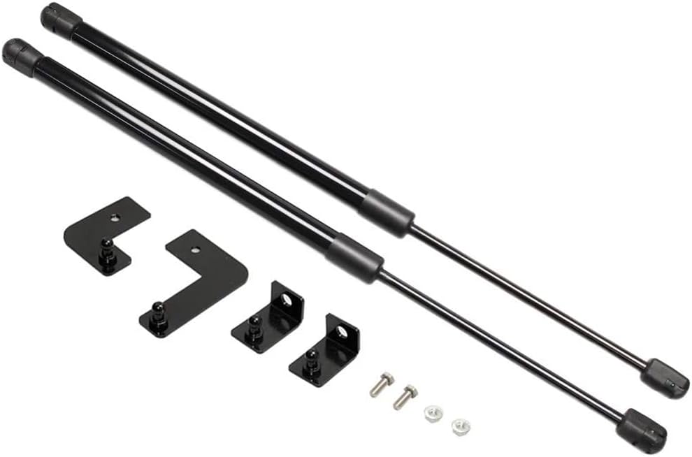Lift Support Struts for Subaru XV Crosstrek GT 2017-2022 Modify Front Hood Bonnet Gas Spring Shocks Damper Carbon Fiber Prop Rod Car Parts (Pure Black)