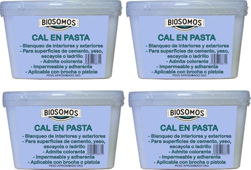 Cal Apagada En Pasta 5Kg Biosomos (4 Unidades)