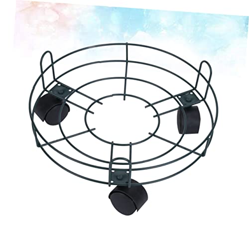 Roulettes pivotantes sur roulement support plantes robustes HEMOTON