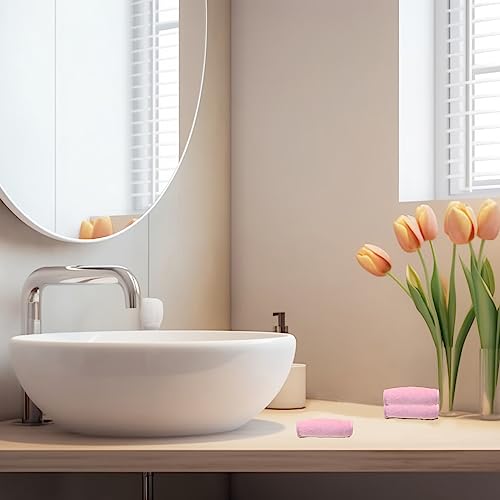 Mini Skater 3 peças de toalhas de rosto removedores de maquiagem de microfibra macia, reutilizável,