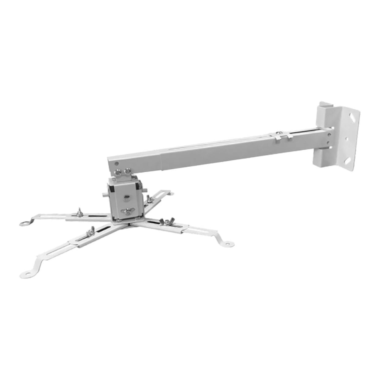 DOITOOL Support de Plafond pour Vidéoprojecteur en Acier au Carbone, Longueur Réglable 40-65cm, Installation Facile pour Usage Domestique