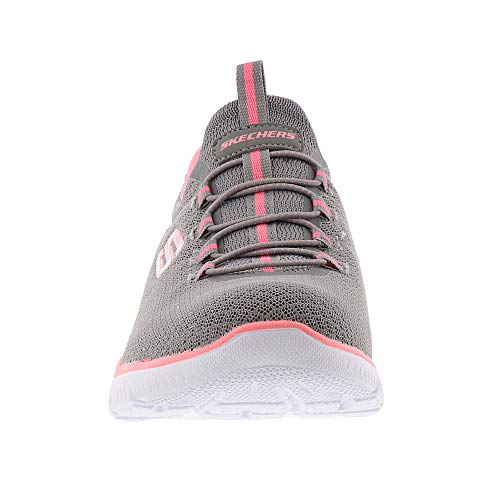 Image of Skechers Sport Women's Summits Sneaker,grey /pink,6.5 M US