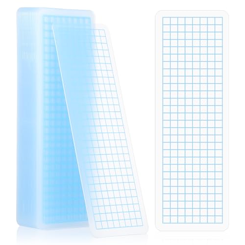 NUOBESTY 40Pcs Washi Tape Organizer Boards Decorative Sub-Packing Boards Plates with Rounded Corners for Craft Tape Storage Home Office School 5.9x1.96 Inch