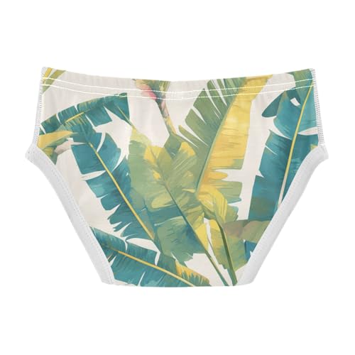 Tropical Banana Leaf Toddler Boys Soft Kids Underwear Cute Undies2