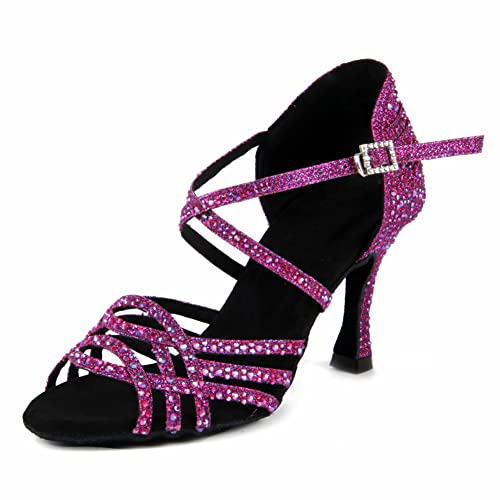 Chaussures danse latine femme tango salle de bal mariage fête soirée peep toe