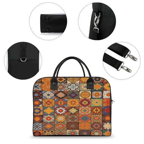 Maletín geométrico ligero para portátil unisex miniatura 6