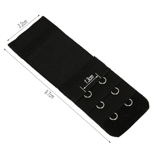Image of Bra Strap Extenders, Women Elastic Extensions Bra Extender Set, 6 Piece,Skin,White,Black
