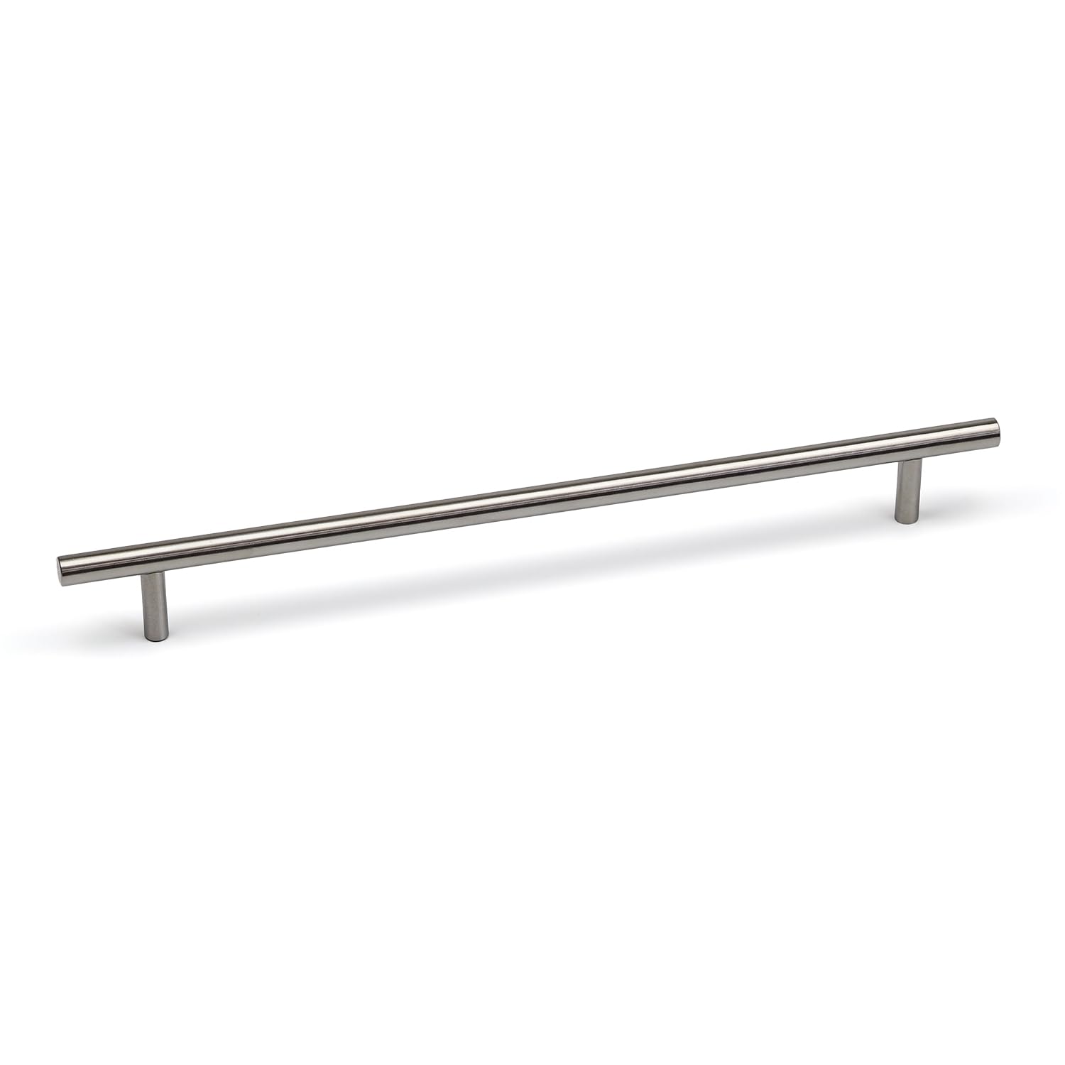 256mm Nickel Cabinet Bar Handle Silver Kitchen Cupboard Door Drawer Upcycle Pull from B&Q