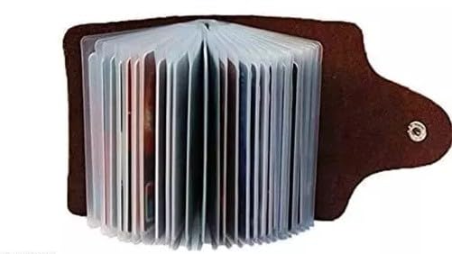 Image of PVC Card Holder Wallet - Slim, Durable Card Organizer - Lightweight & Practical Design