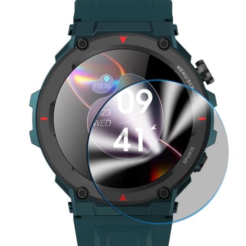 Image of FCS | Pack of 5 | Smartwatch Screen Guard for Fastrack Xtreme Pro with 3.6 cm | Edge to Edge Coverage | Ultrathin 0.125mm 9H anti shock flexible Watch screen protector TPU membrane