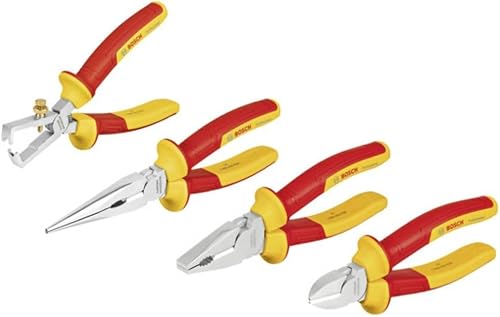 Bosch Professional Set de pinces VDE (4 pièces)
