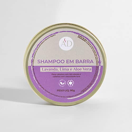Shampoo em Barra Para Cabelos Oleosos 100% Natural, Vegetal e Feito à Mão | Elaborado No Processo a