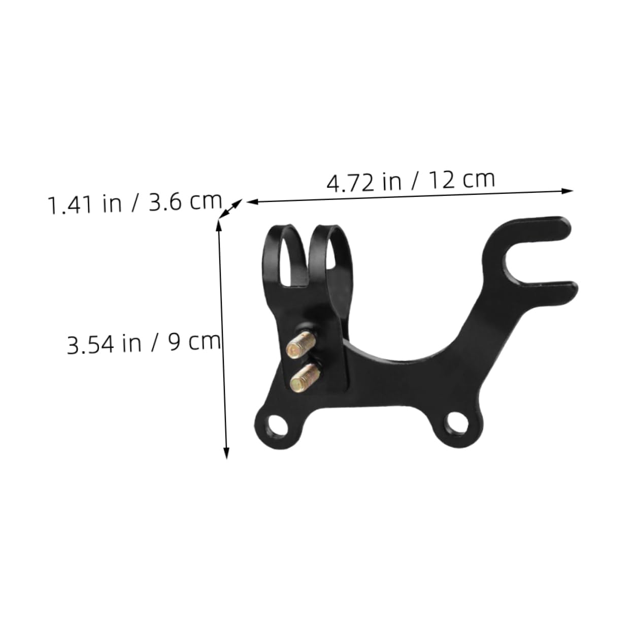 CLISPEED Bremsadapter Für Fahrräder Einstellbare Disc Brake Halterungen Für Gewöhnliche Und Mountainbikes Carbonstahl Zubehör Für Radfahrer