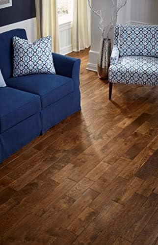 French Oak Cognac 5/8 in. Thick x 4-3/4 in. Wide x Varying Length Click Solid Hardwood Flooring (15.
