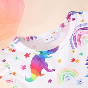 Enfant en bas âge enfants bébé fille dessin animé rayé lapin arc fête