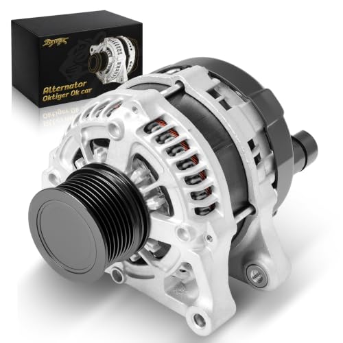 Oktiger Upgraded 1.5L Alternator for Honda Accord Ex Exl Lx Sport 2018-2022, Crv Ex/Exl/Lx/Touring 2017-2023, Civic 2018-2023, L4 12V 135Amp CW 7-Groove Clutch Pulley, OE 31100-5PA-A01