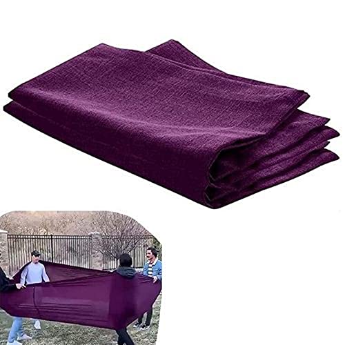 Training Wheels Lycra Tube, Trust-Build Outdoor Games for Friends, Team Building Activities Large Compression Stretchy Sensory Loop, Family, Adults (Purple,400x75cm)