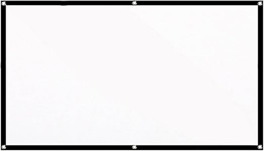 Amazon Co Jp Suncin 100インチ16 9プロジェクションスクリーンポータブルプロジェクタースクリーン折りたたみ式の厚い白い壁スクリーン 屋外ホームシアター用キャリングバッグ付き 家電 カメラ