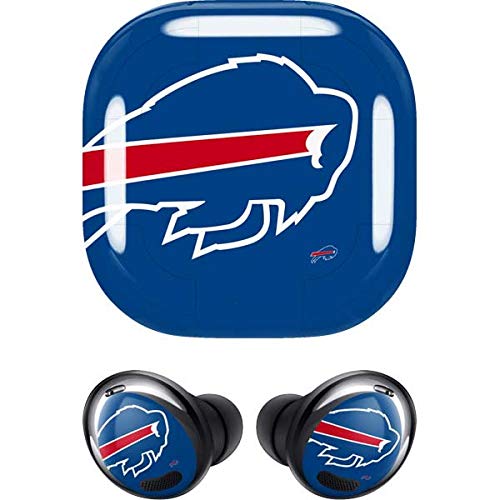 Skinit Decal Audio Skin Compatible with Samsung Galaxy Buds Pro - Officially Licensed NFL Buffalo Bills Large Logo Design