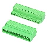 Couleur: Vert; Modèle: JM15EDGKDP-2.5mm; Pas: 2.5mm/0.1pouce; Tension d'isolation: 150v; Diamètre de fil applicable: 28-20AWG; Dimensions combinées: 47 x 11.8 x 33mm / 1.85 x 0.46 x 1.3pouce (L*l*H); Dans l'emballage: x Connecteur À Bornes (1Pcs Connecteur À Bornes Prises Et 1Pcs Connecteur À Bornes Fiches)