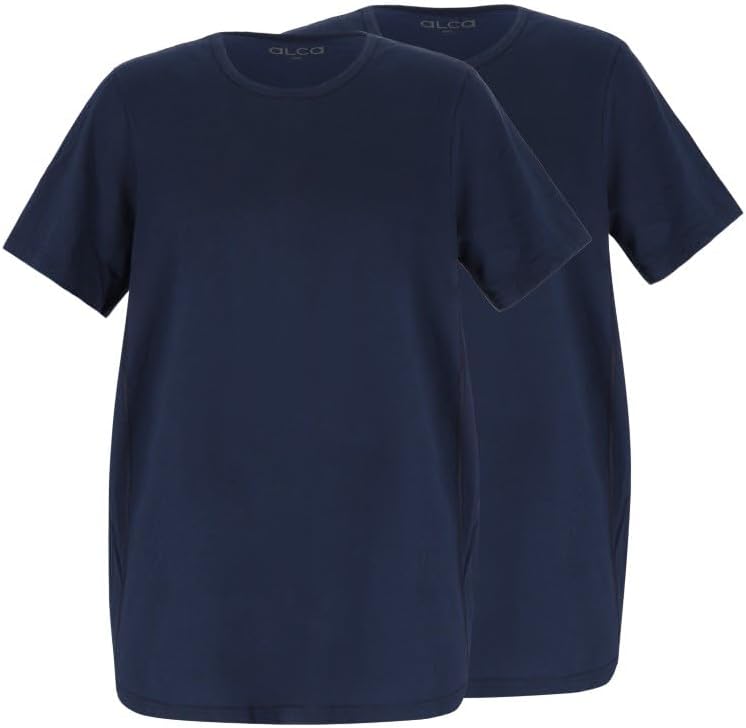 ALCA Fashion 100% katoen, authentiek T-shirt voor heren, set van 2