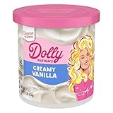 Duncan Hines Dolly Parton's Creamy Vanilla Flavored Frosting, Easter Baking, 16 oz.