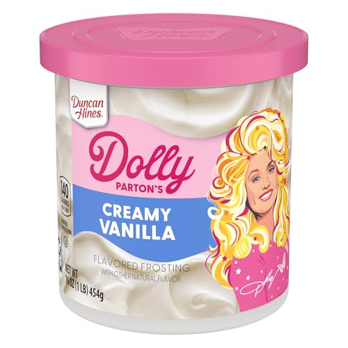 Duncan Hines Dolly Parton's Creamy Vanilla Flavored Frosting, Perfect for