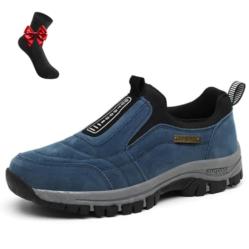Orthopedic Walking Shoes Hiking Shoes Mens, Men's Comfortable Waterproof Breathable Orthopedic Walking Shoes Hiking Shoes, Slip on Outdoor Sneakers