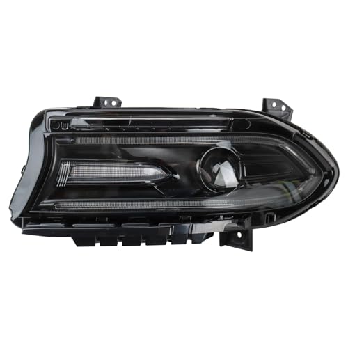 Image of TRQ Driver Side Headlight Assembly Halogen Compatible with 2018-2021 Dodge Charger CH2502337
