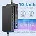 Ms Surface Dock 2, 12 in 1 Surface Docking Station Triple Display 2*HDMI +VGA mit Power Adapter für Surface Pro 11/10/9/8/X/7/6/5/4/3, Surface Laptop 7/6/5/go/4/3/2/1, Surface Book 3/2/1